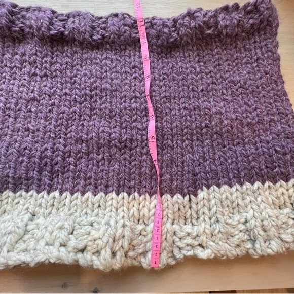 Handmade Knit Winter Hat and Large Infinity Scarf. main image 7